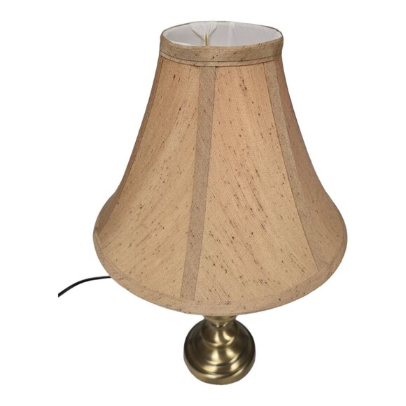Vintage Brass Tone 19" Table Desk Lamp w/ Shade Neoclassical Home Decor - Picture 3 of 10